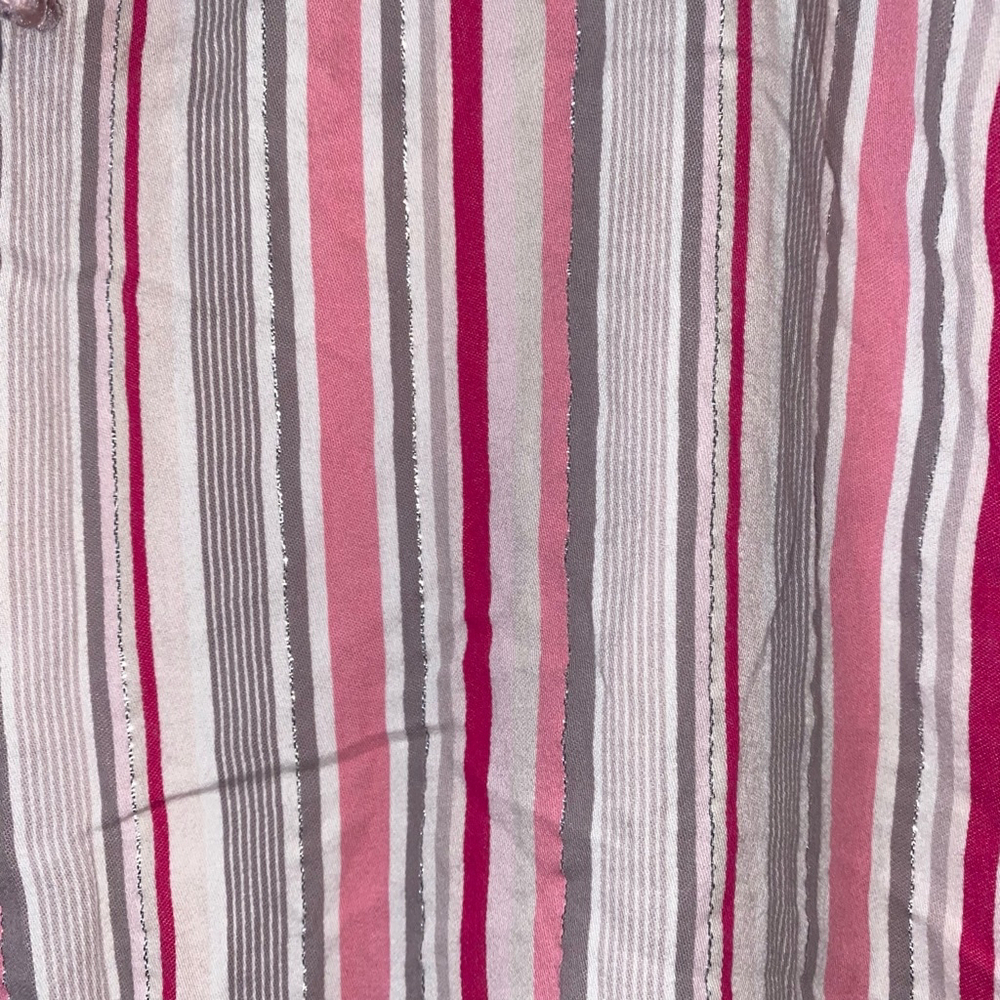 Women's Victoria’s Secret Striped Pajama Pants with Pockets Pink and Gray Size M - Picture 4 of 5
